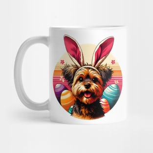 Affenpinscher in Easter Bunny Ears Celebrating Spring Mug